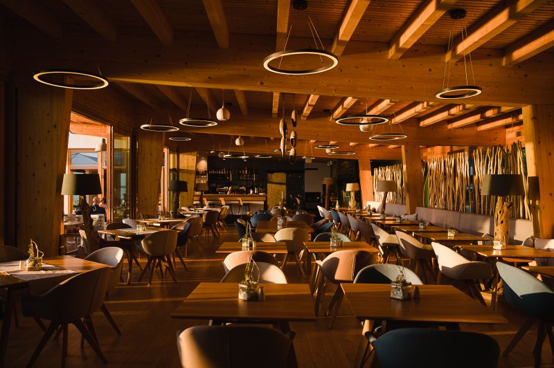 Sonnenuntergang Restaurantblick