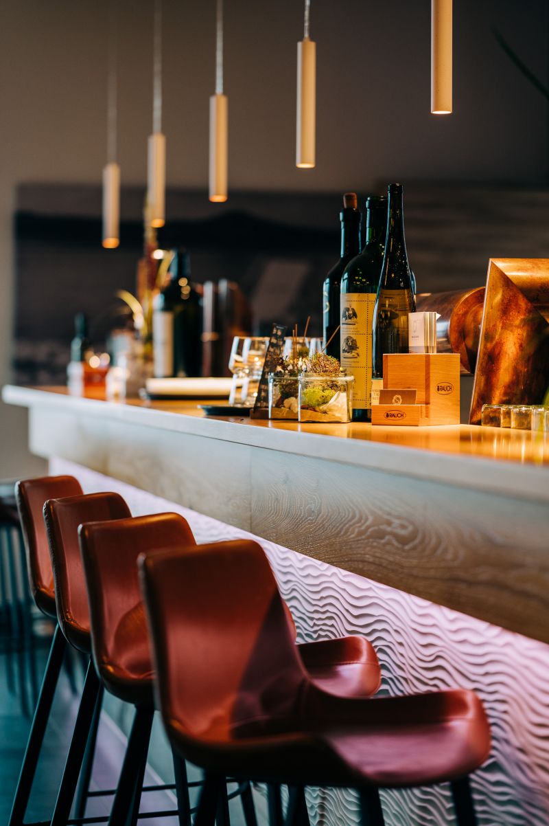 Blick auf die Restaurantbar