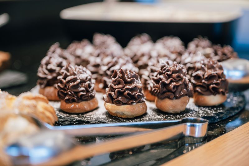 Sahne-Schokoladen-Törtchen