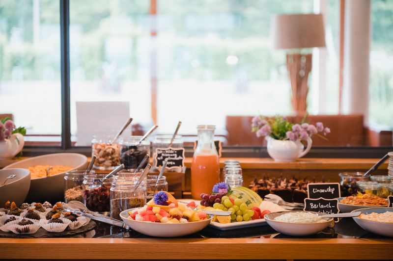 Blick auf einen Teil des Brunchbuffet