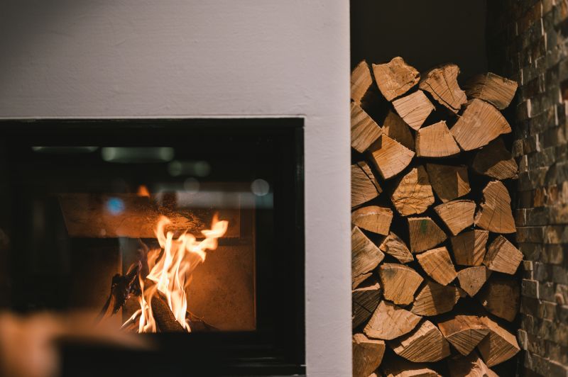 Kamin im Kaminzimmer 