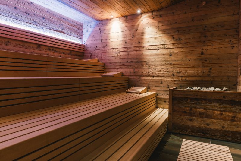 Innenbereich der Finnischen Sauna